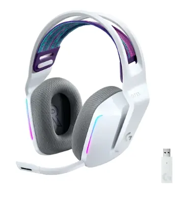 Auriculares Gaming Inalámbricos Logitech G G733 LIGHTSPEED Blancos