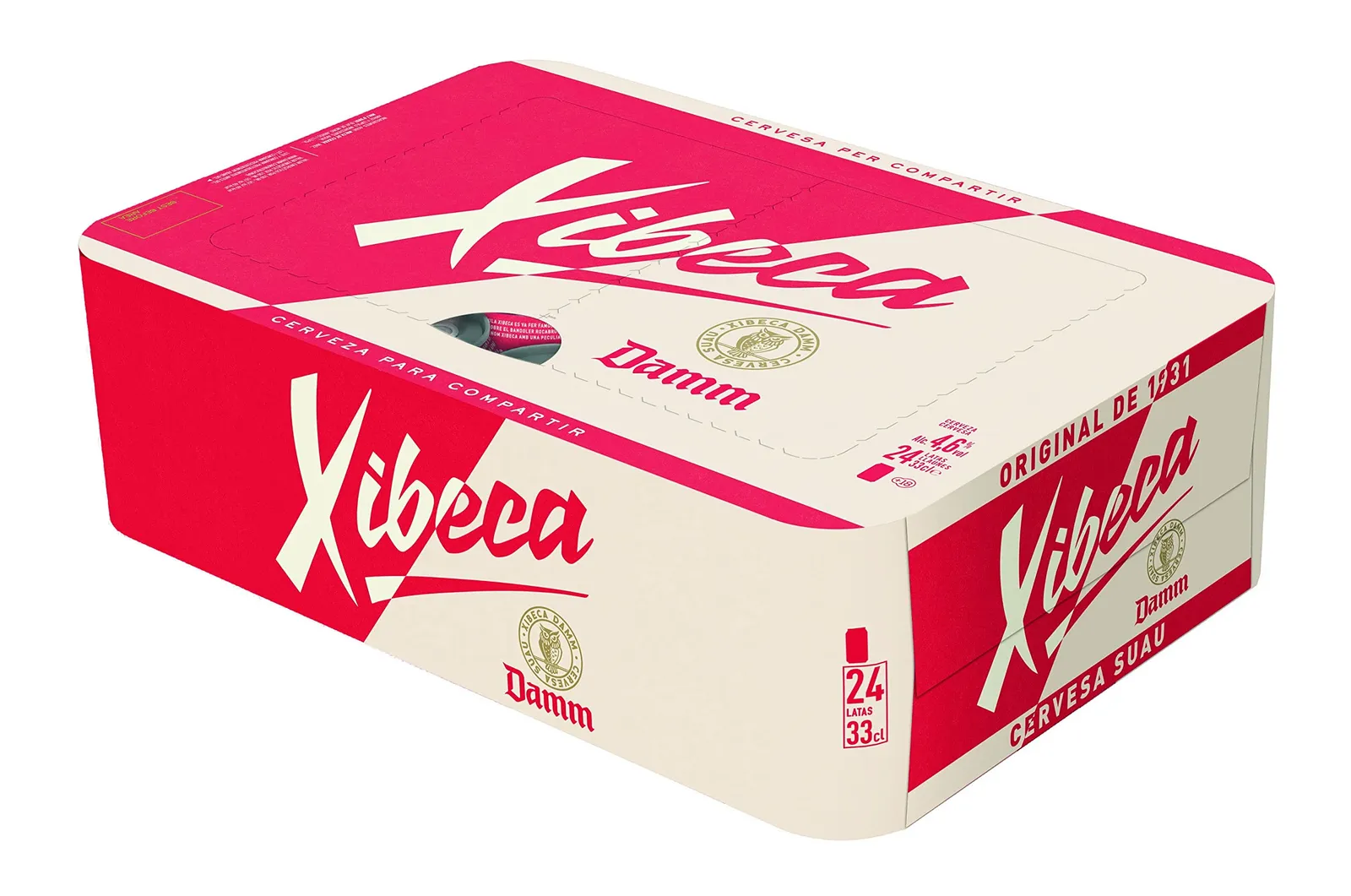 Cerveza Xibeca Receta Tradicional Pack 24 Latas x 33 cl