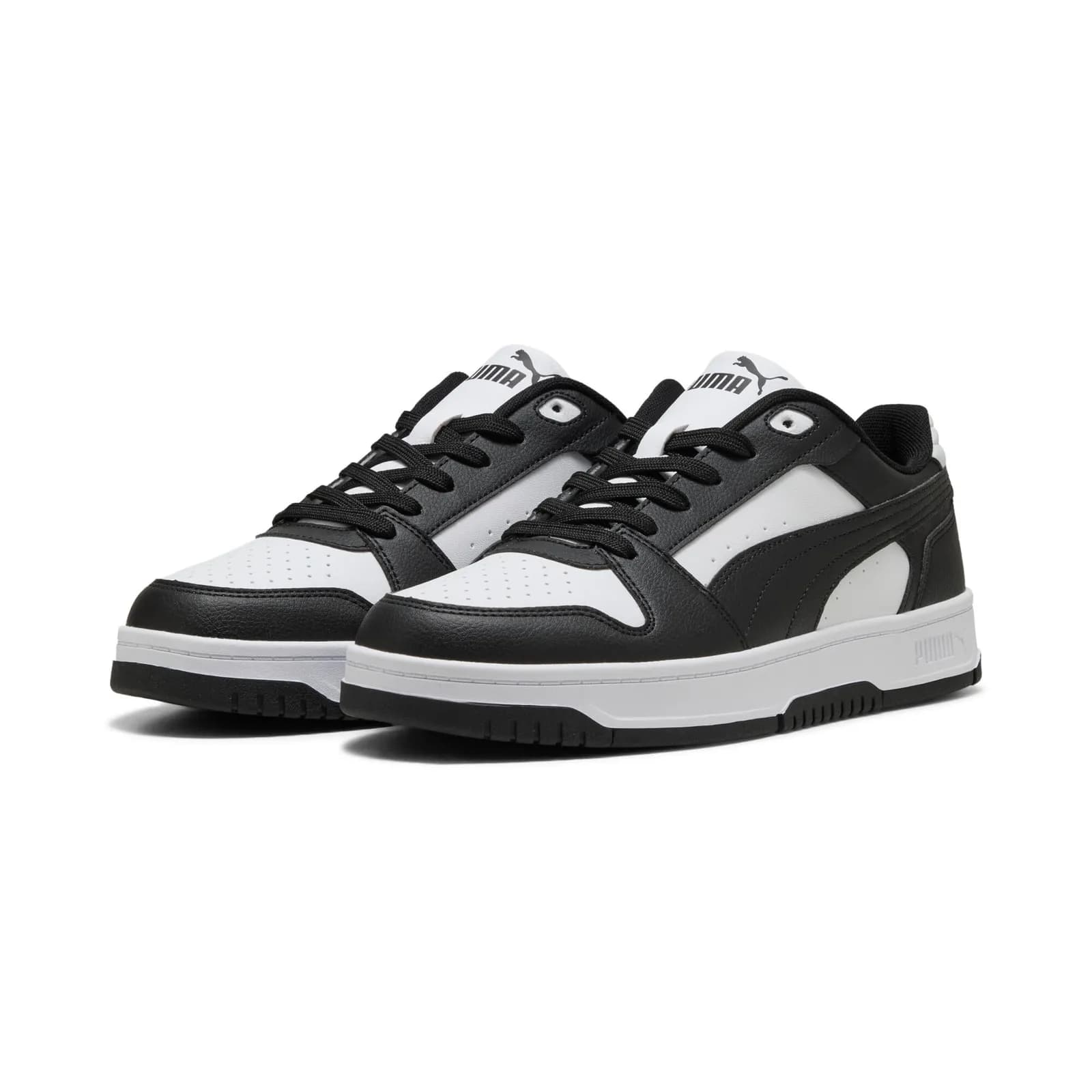 Puma Tenis Rebound Slam LO Unisex Negro/Blanco (varias tallas)