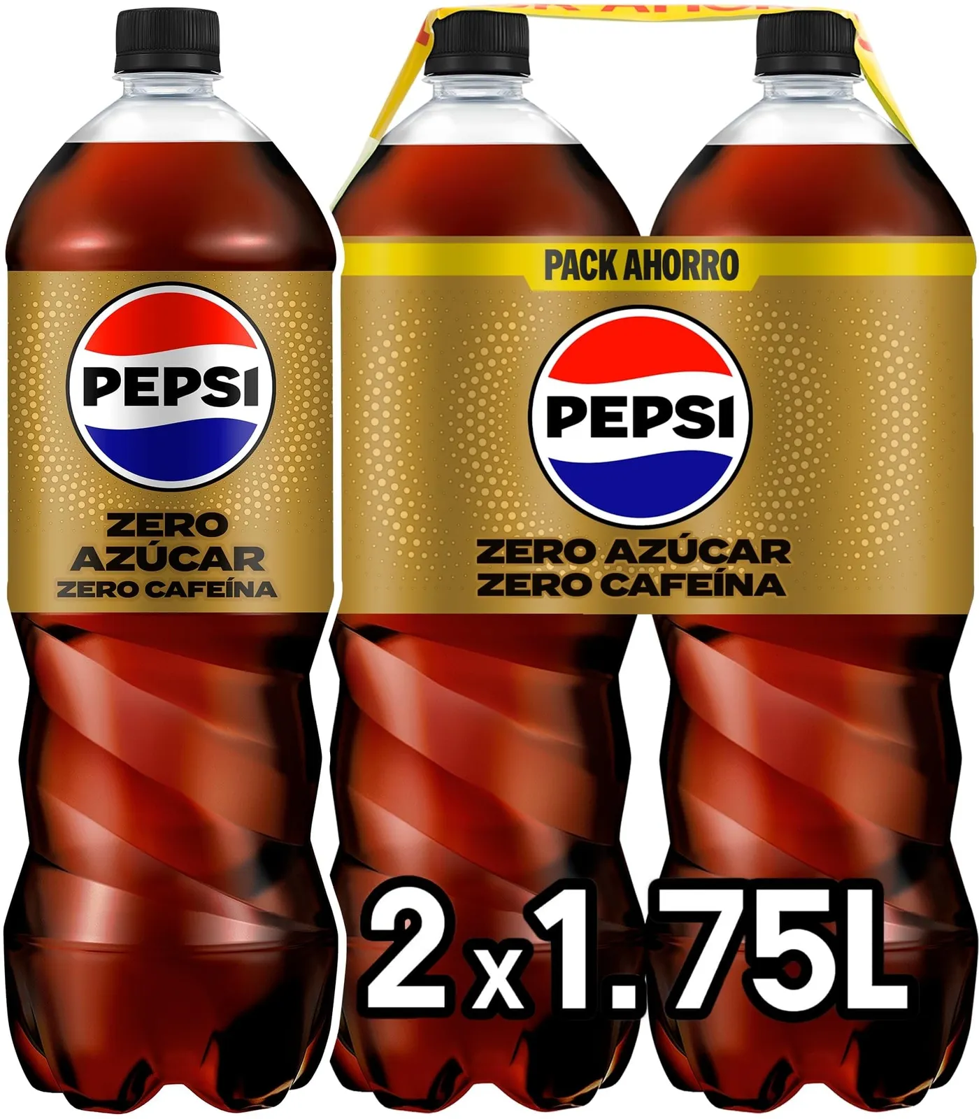 Pack 2x 1.75L Pepsi Zero Sin Cafeína