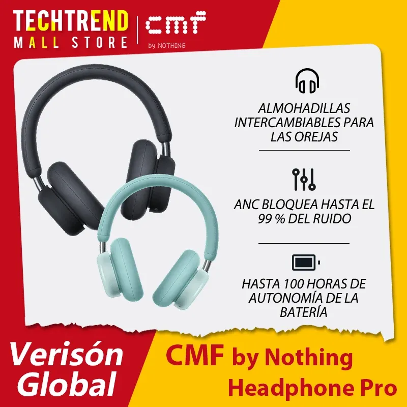Auriculares CMF Headphone Pro over-ear con cancelación de ruido