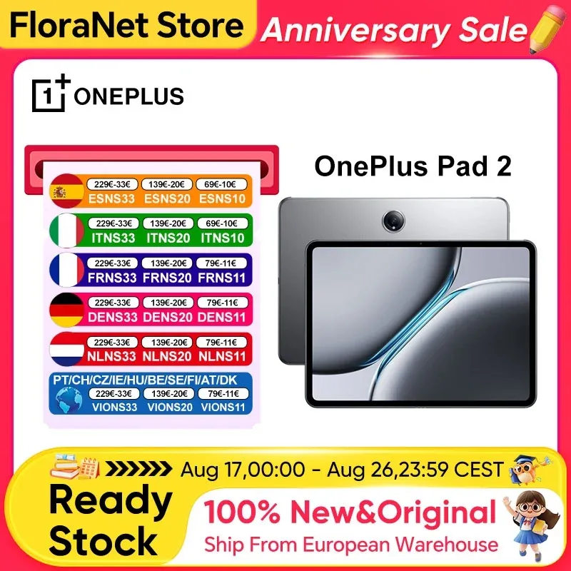 Tablet OnePlus Pad 2 16GB 512GB