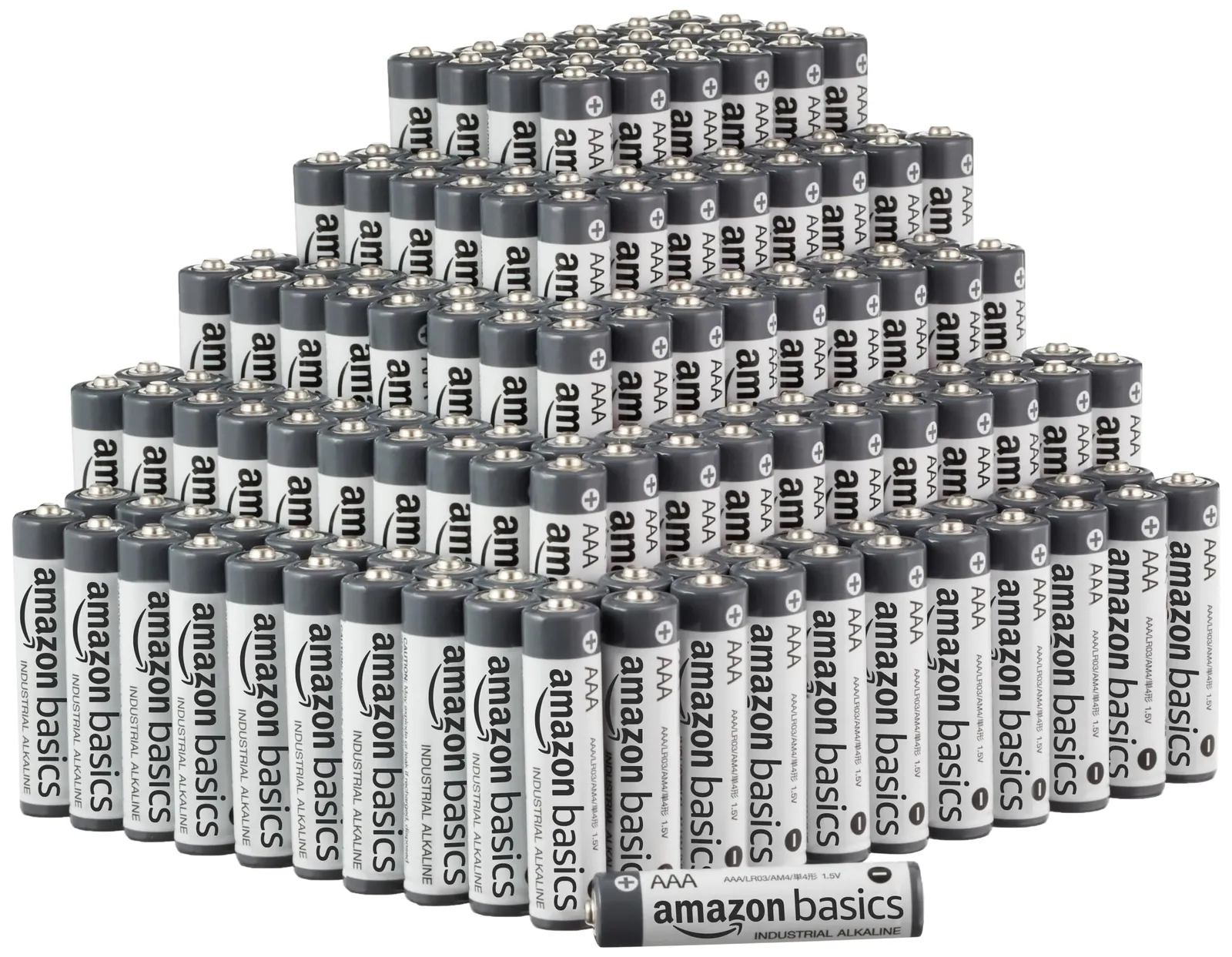 250 Pilas AAA Amazon Basics Uso Industrial