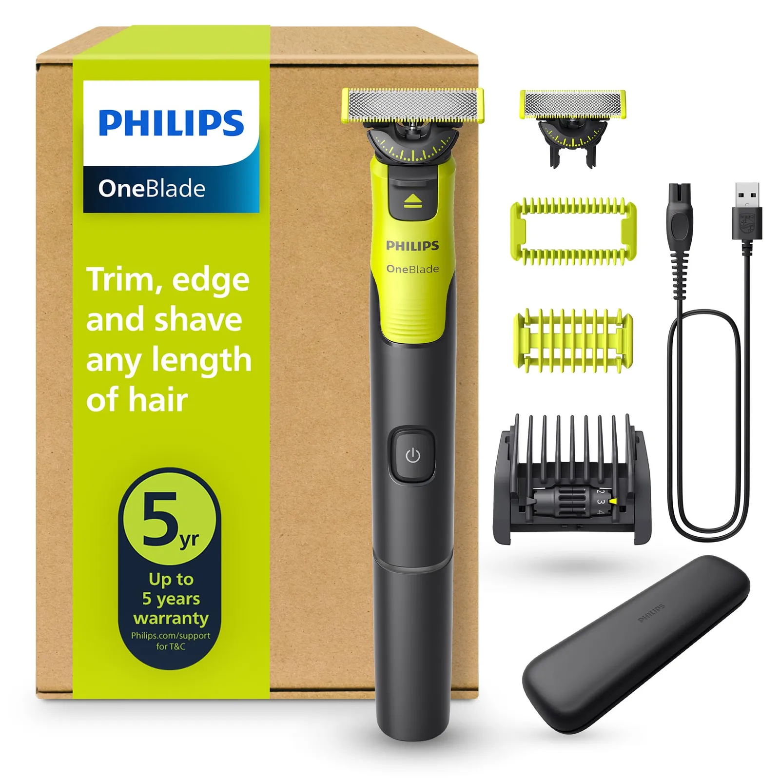 Philips OneBlade 360 Afeitadora para Cara y Cuerpo