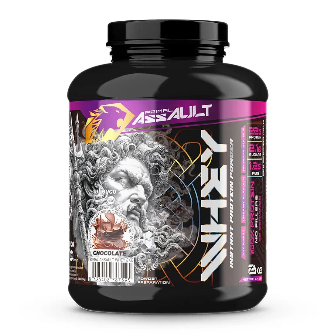 Proteína Whey Concentrada 2kg Sabor Chocolate