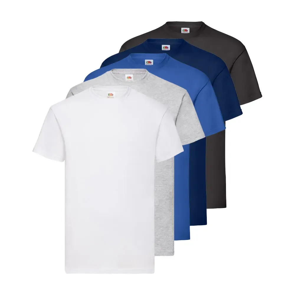 Pack 5 Camisetas Fruit of the Loom Original Algodón