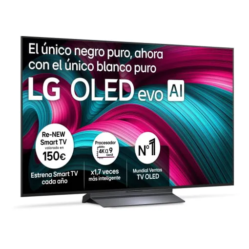 LG OLED evo C5 55" 4K 144Hz Smart TV con 4x HDMI 2.1, VRR, G-Sync, FreeSync Premium y Dolby Vision