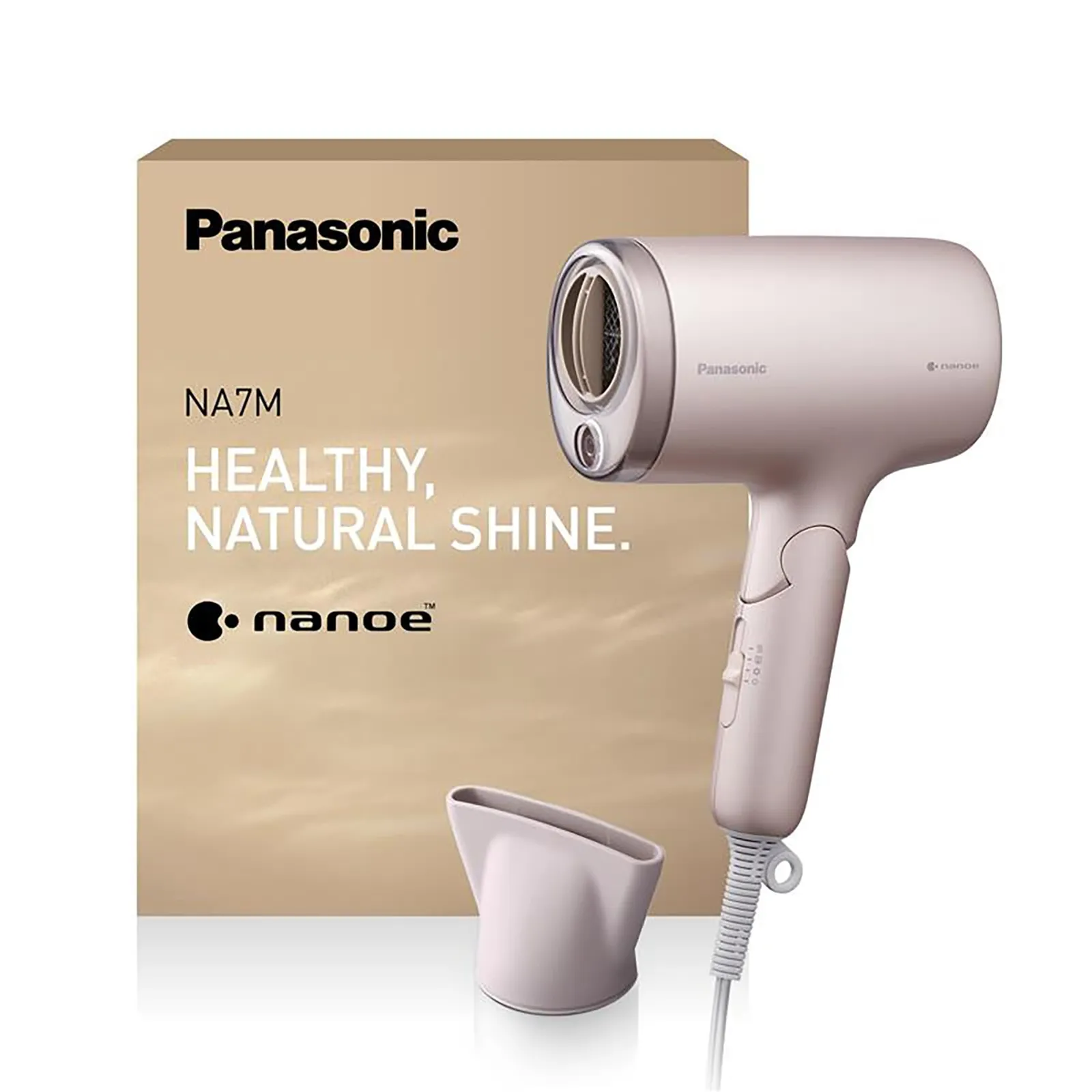 Secador de pelo Panasonic EH-NA7M-P825 con 1600 W y tecnología Nanoe