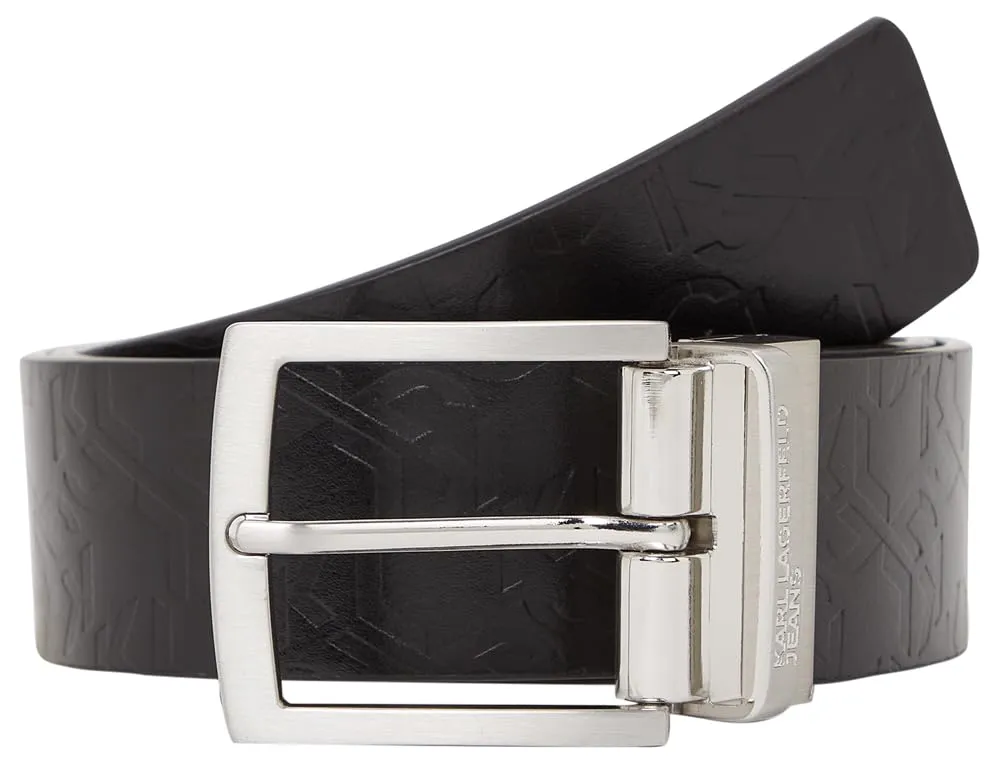 Cinturón Reversible Karl Lagerfeld Jeans Hombre Piel Vacuno