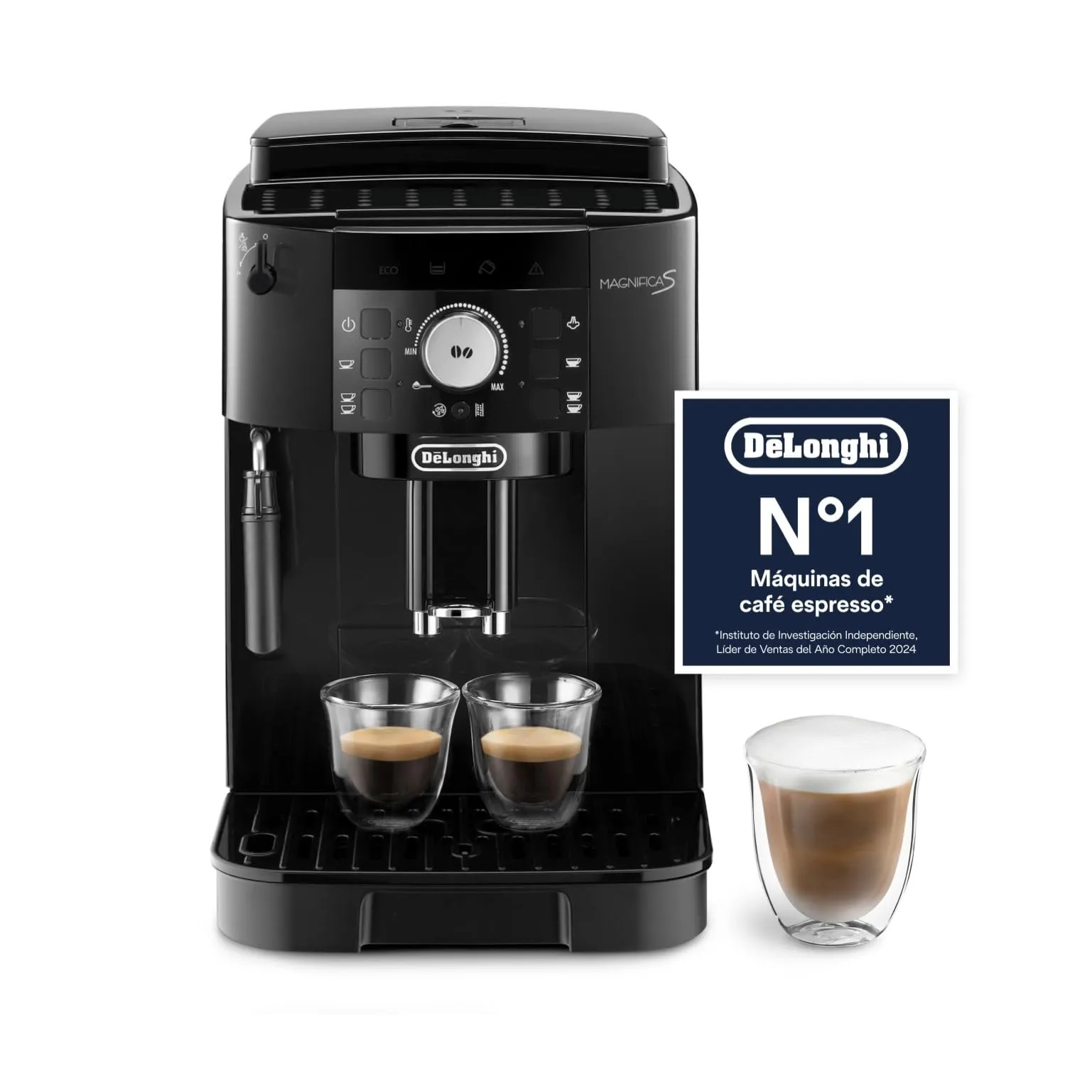 Cafetera Superautomática De'Longhi Magnifica S 2 Bebidas Negro