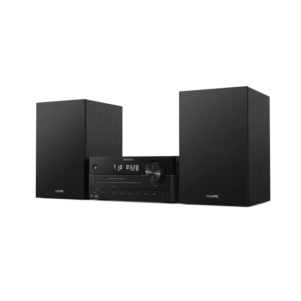 Philips TAM4555M2 Micro Hi-Fi: 100W, Bass Reflex, DAB+/FM, CD, USB, BT 5.4, Auracast
