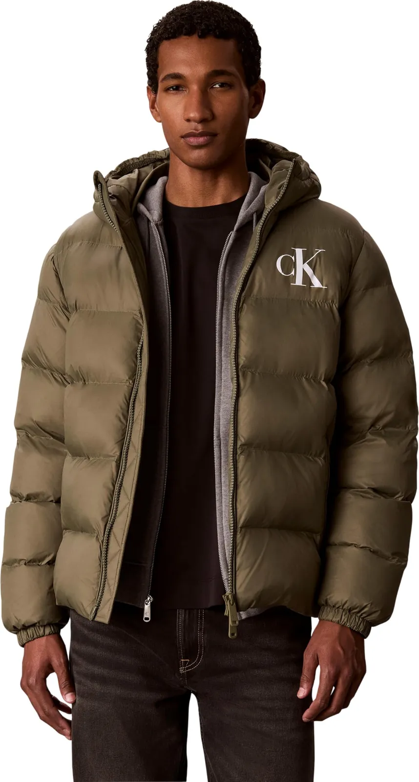 Chaqueta Acolchada Calvin Klein con Capucha LV04RG513G para Hombre