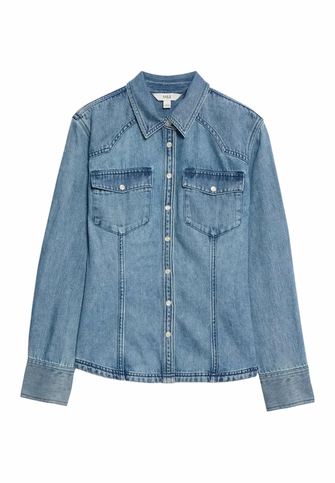 Camisa vaquera western Marks & Spencer para mujer