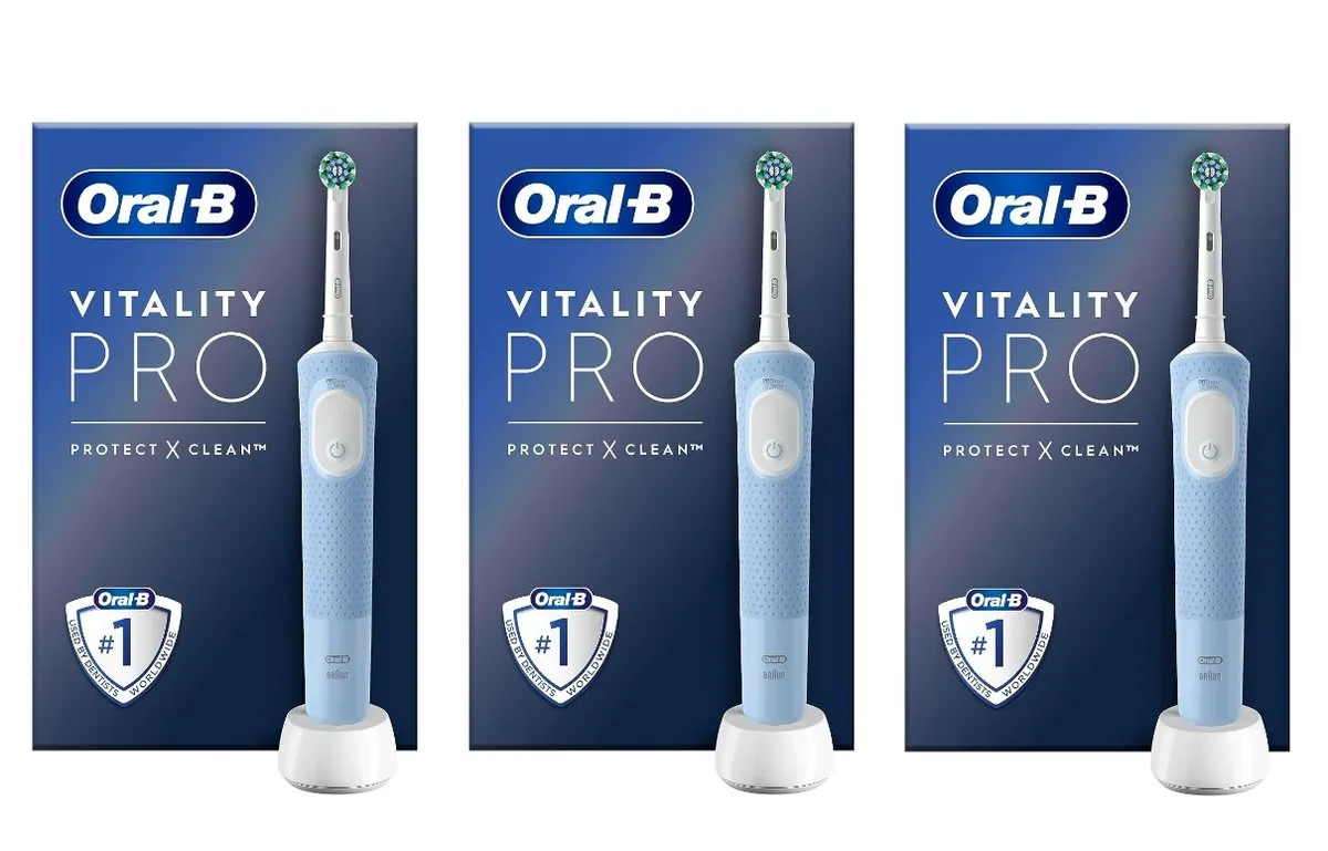 Pack 3 Cepillos Eléctricos Oral-B Vitality Pro (15,3€/unidad)