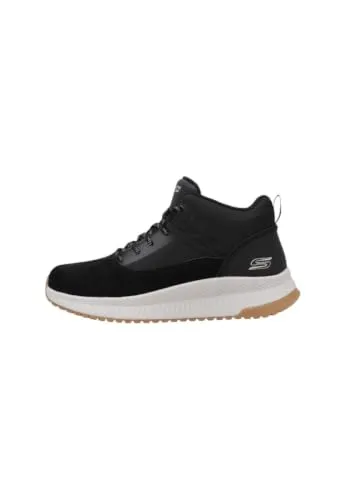Botas Skechers Hombre Bobs Squad 4, Black Suede (varias tallas)