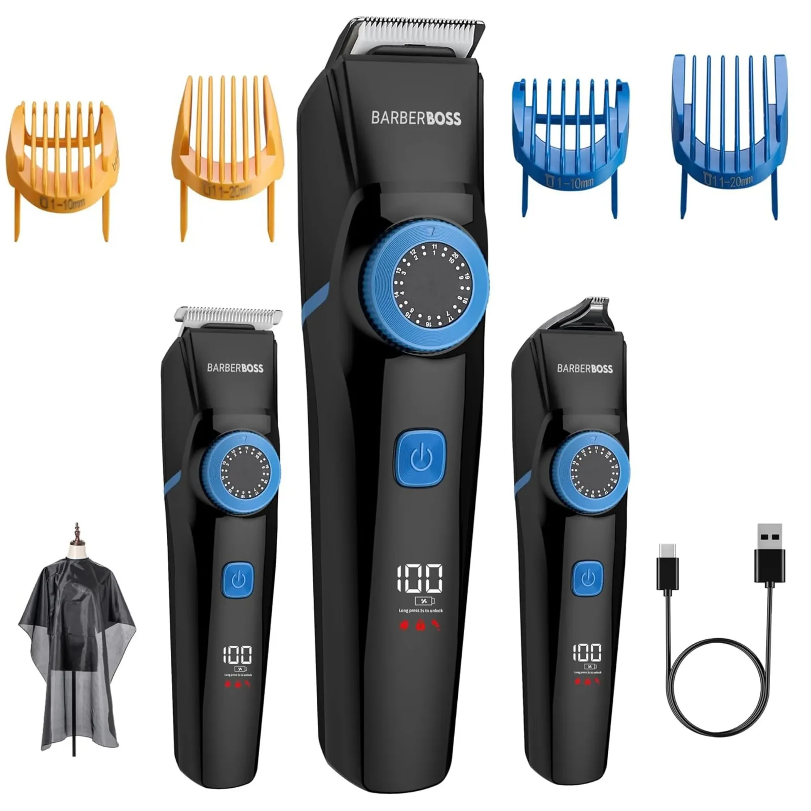 Recortadora Barberboss 3 en 1 QR-6087F