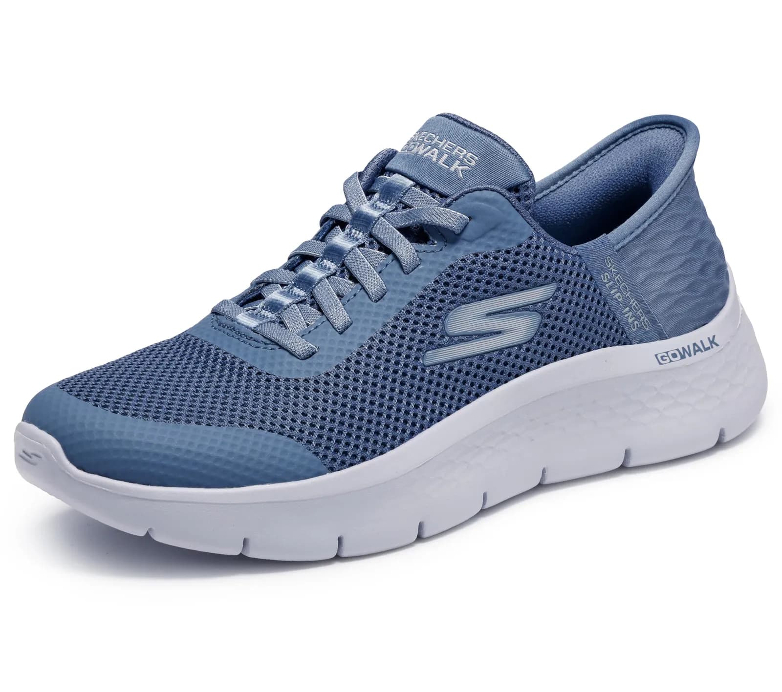 Zapatillas Skechers Go Walk Flex Grand Entry Mujer Azul (varias tallas)