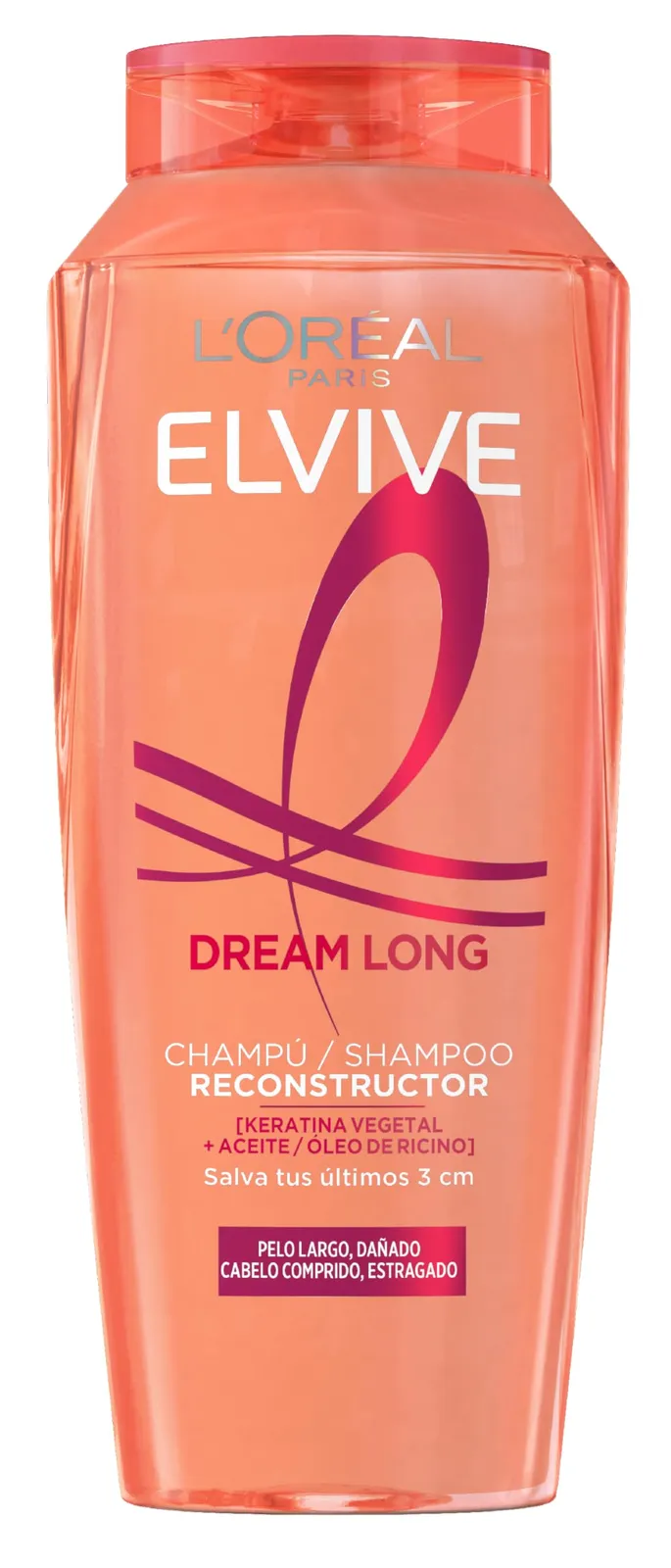 4 Botes L'Oréal Paris Elvive Champú Dream Long 400ml