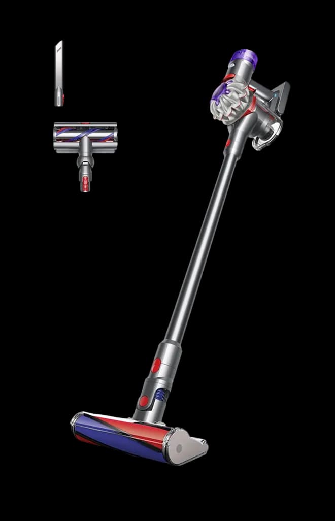 Aspiradora Dyson V8 Absolute Níquel (130 AW, 40 min autonomía, cabezal Motorbar, mascotas)