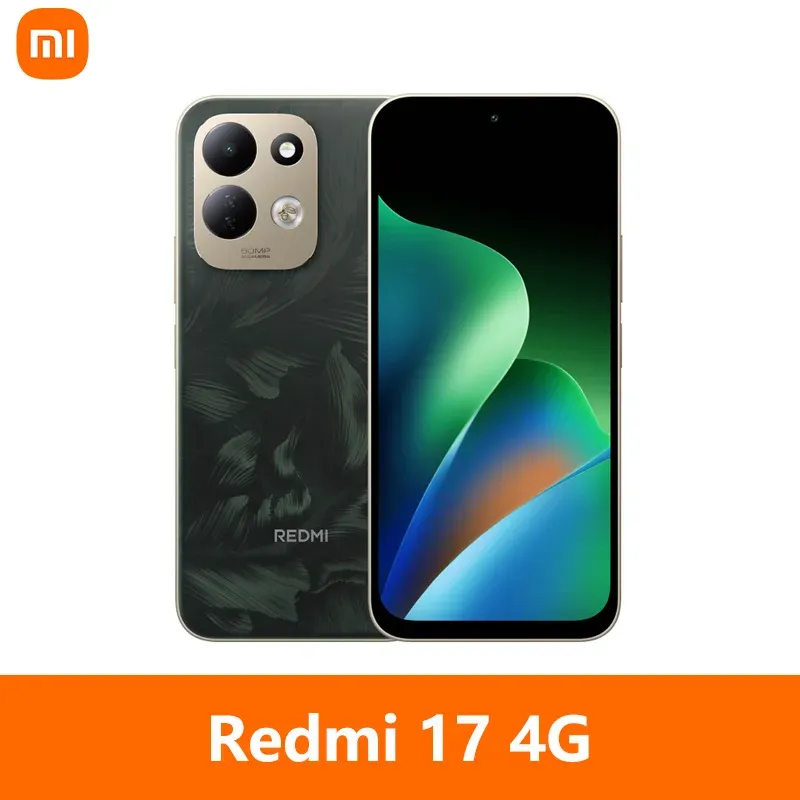 Xiaomi Redmi 17 4G Smartphone 256GB - 4GB RAM, MediaTek Helio G91-Ultra