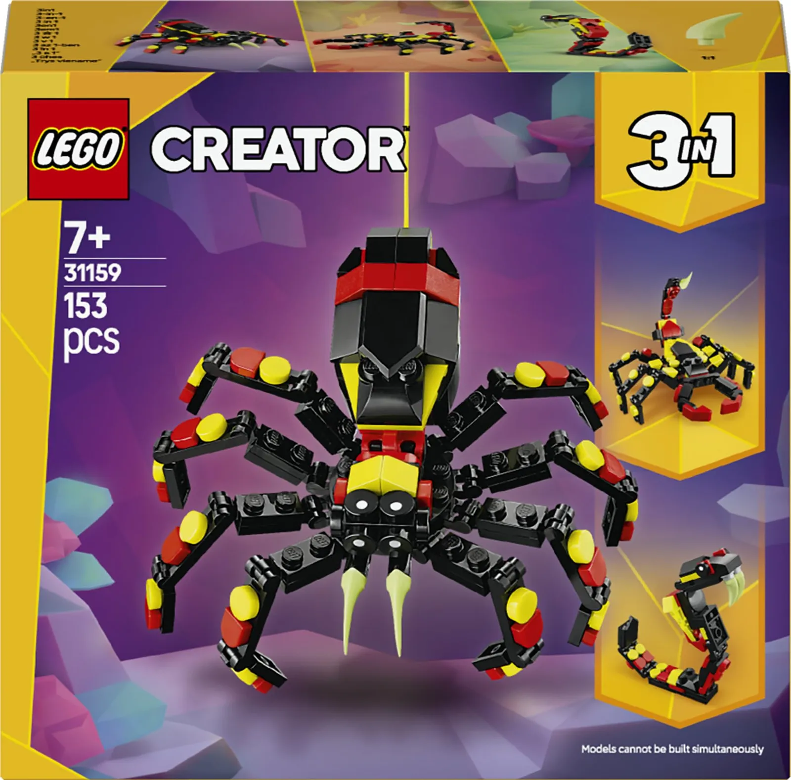 LEGO Creator 3 en 1: Araña Misteriosa 31159