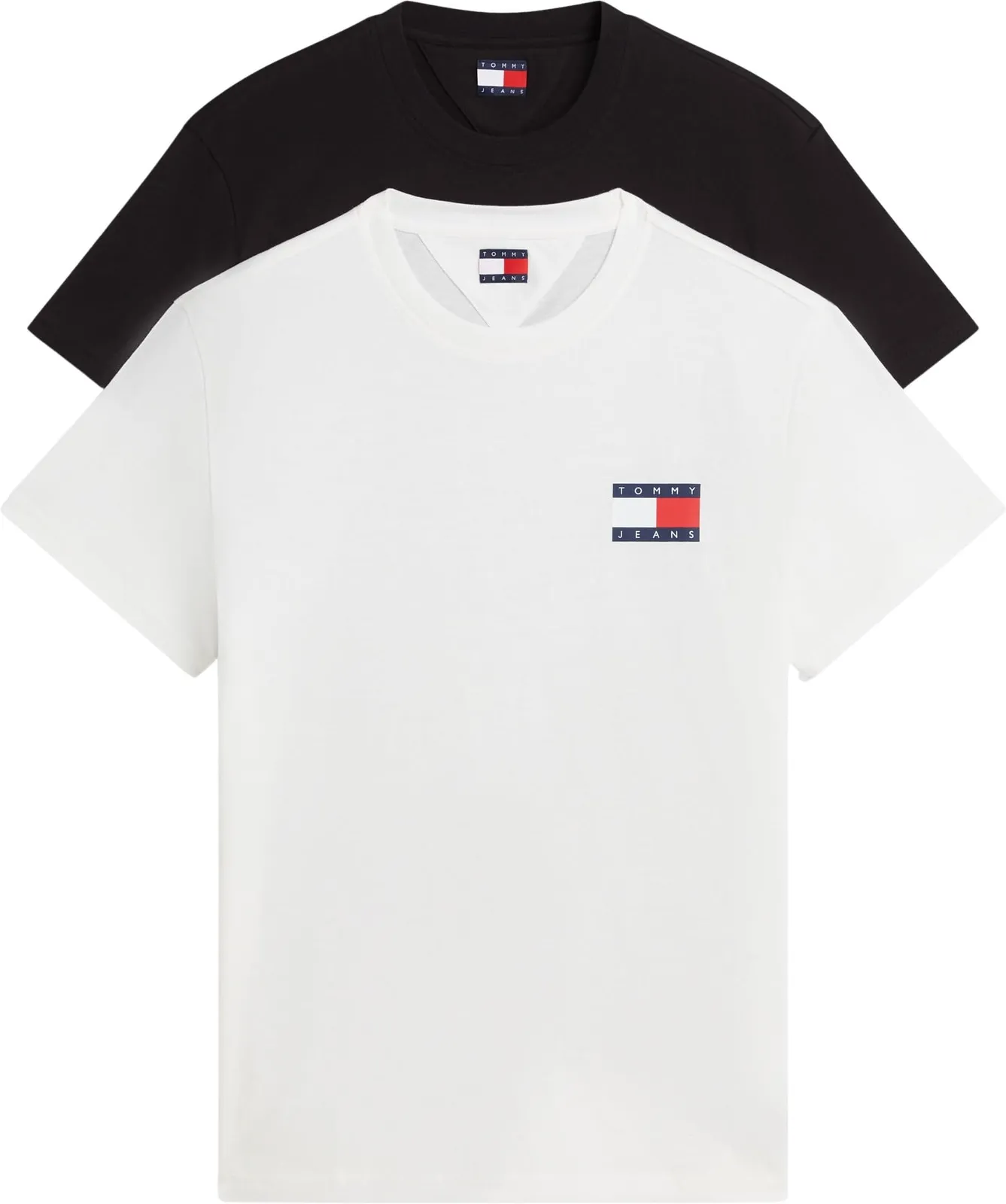 Pack 2 Camisetas Tommy Jeans Hombre TJM Slim ESS Flag (varias tallas)