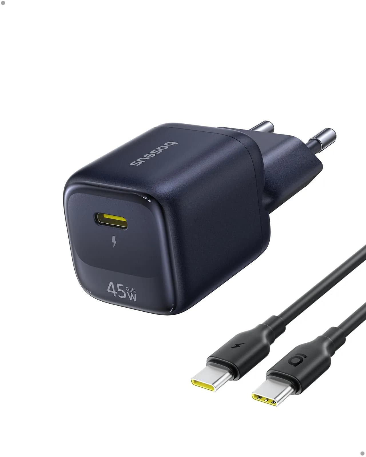 Baseus Cargador USB C GaN 45W con Cable Incluido