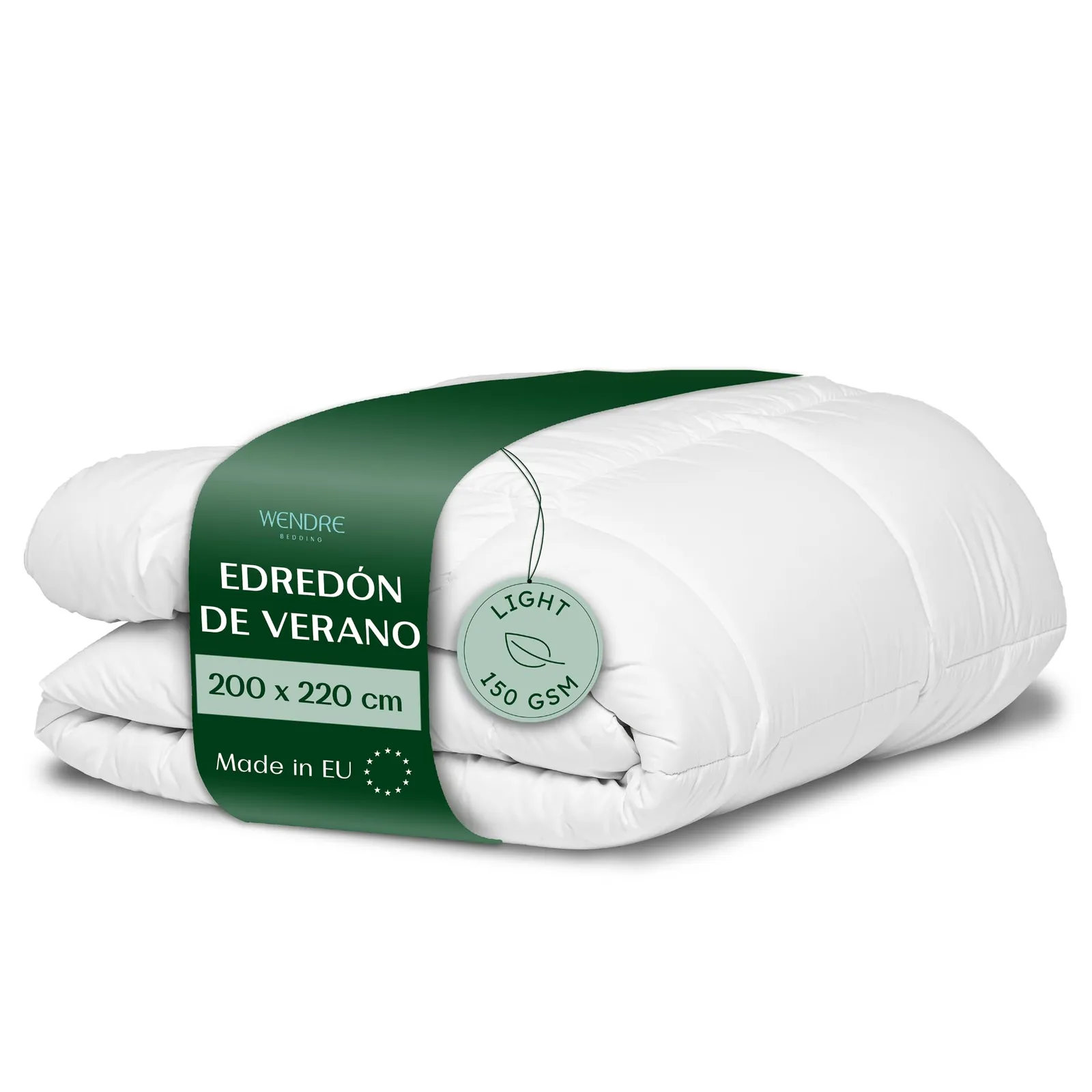 Edredón de verano Wendre 200x220 cm, 150 g/m², microfibra transpirable