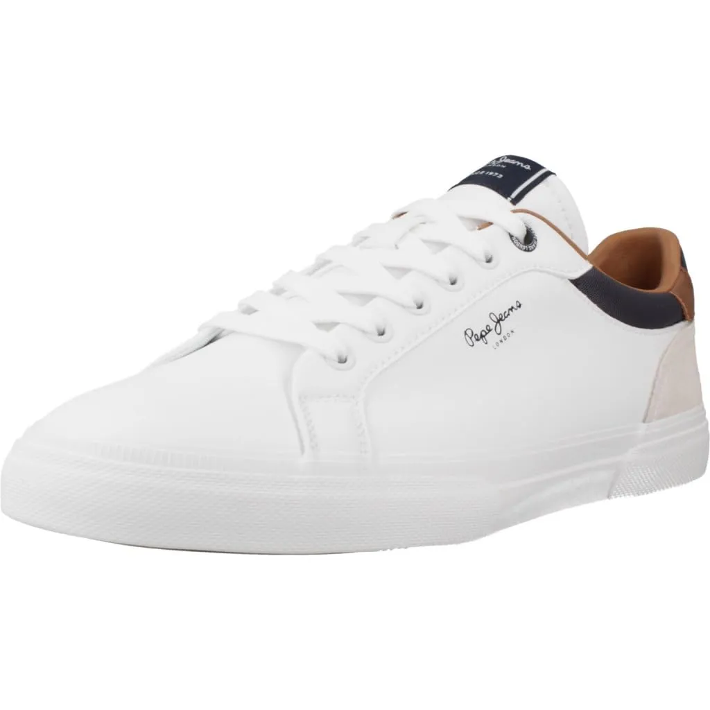Zapatillas Pepe Jeans PMS30839 Hombre Blancas (varias tallas)