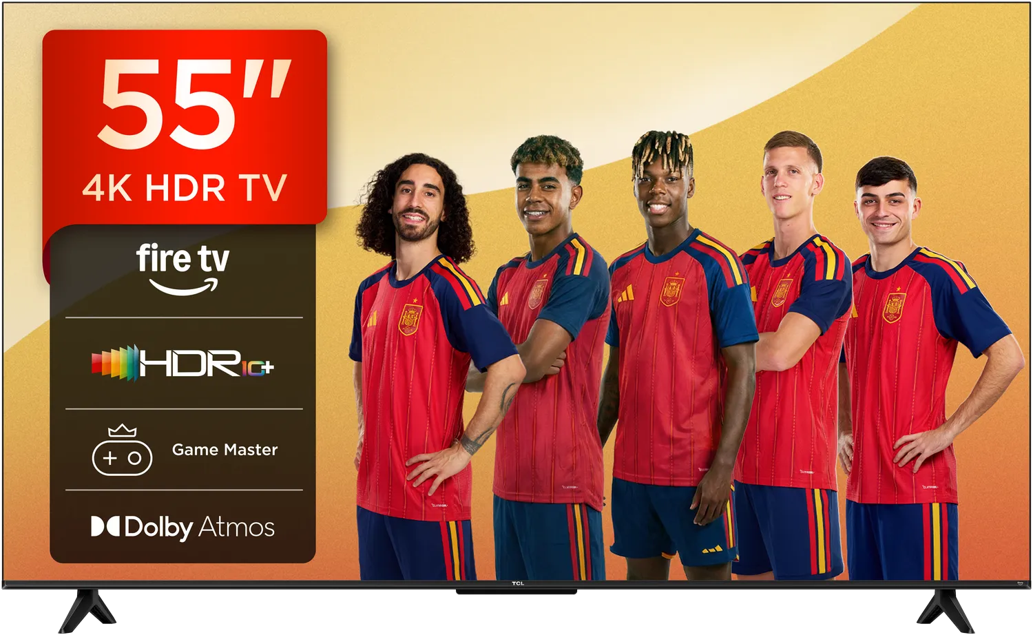 TV LED 55" TCL 55V6D UHD 4K Smart TV HDR10+ Dolby Atmos Negro