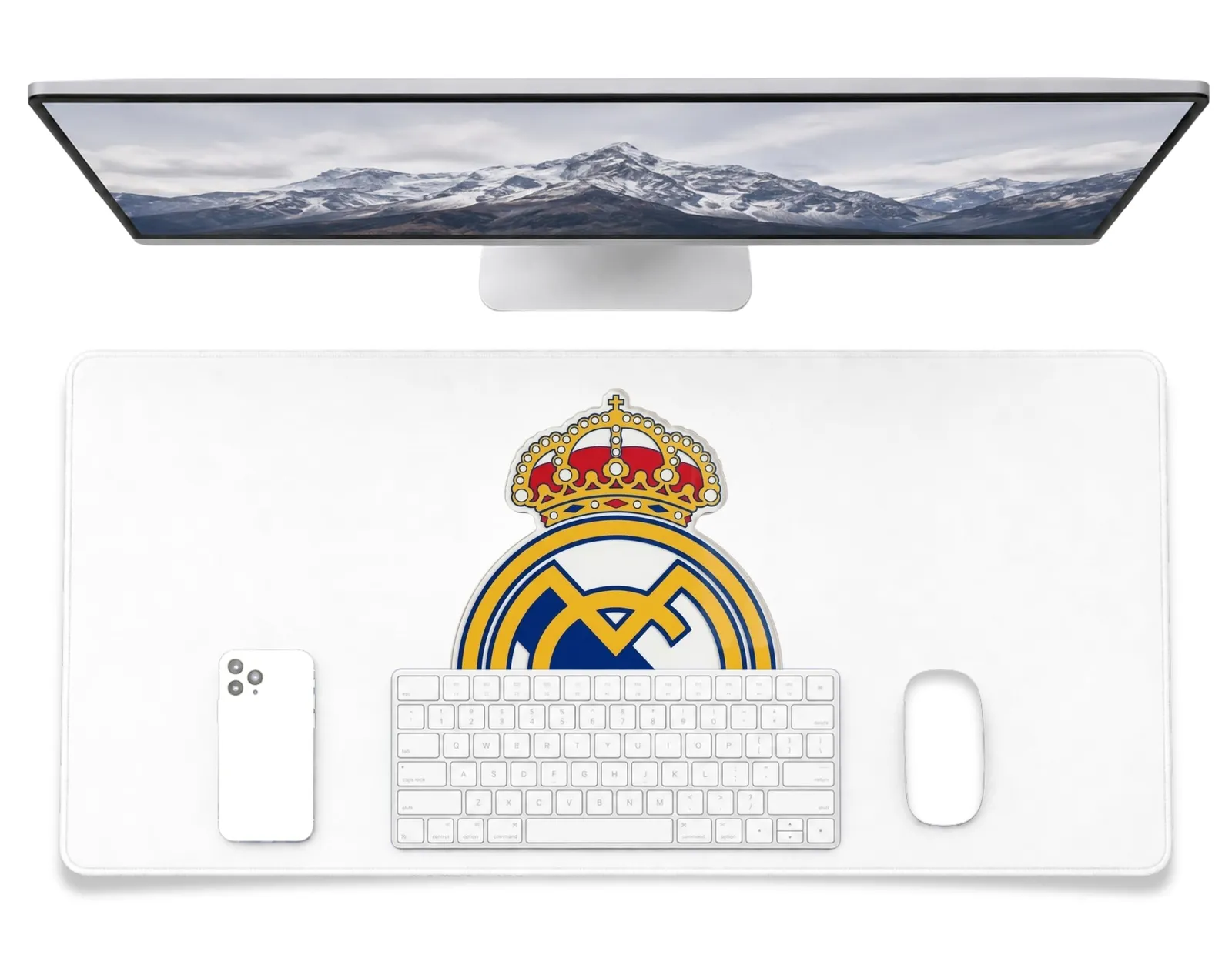 Alfombrilla Escritorio XXL Real Madrid 90x43cm