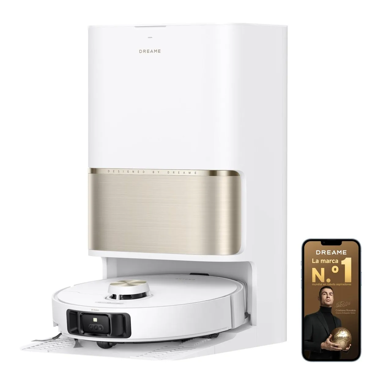 Robot Aspirador y Fregasuelos Dreame L50 Pro Ultra 19500 Pa con Autovaciado y Autolimpieza