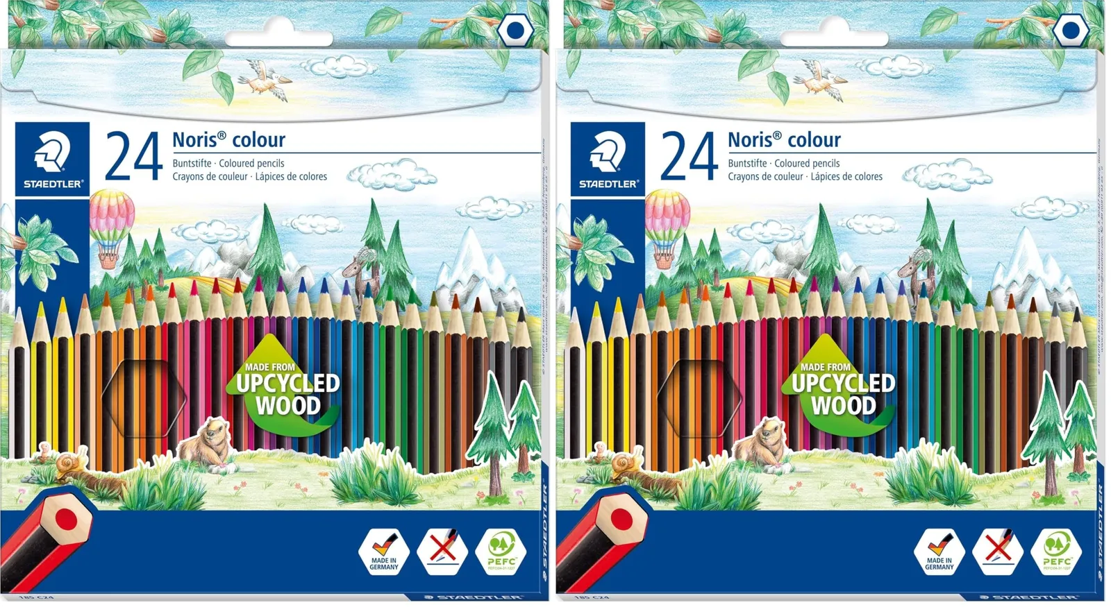Pack 48 lápices de colores STAEDTLER 185 C24