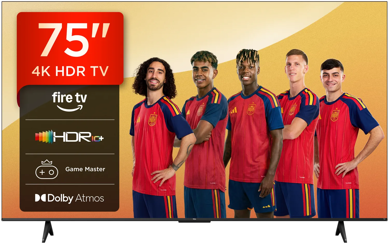 Smart TV TCL 75V6D 75" UHD 4K con HDR10+ y Dolby Atmos