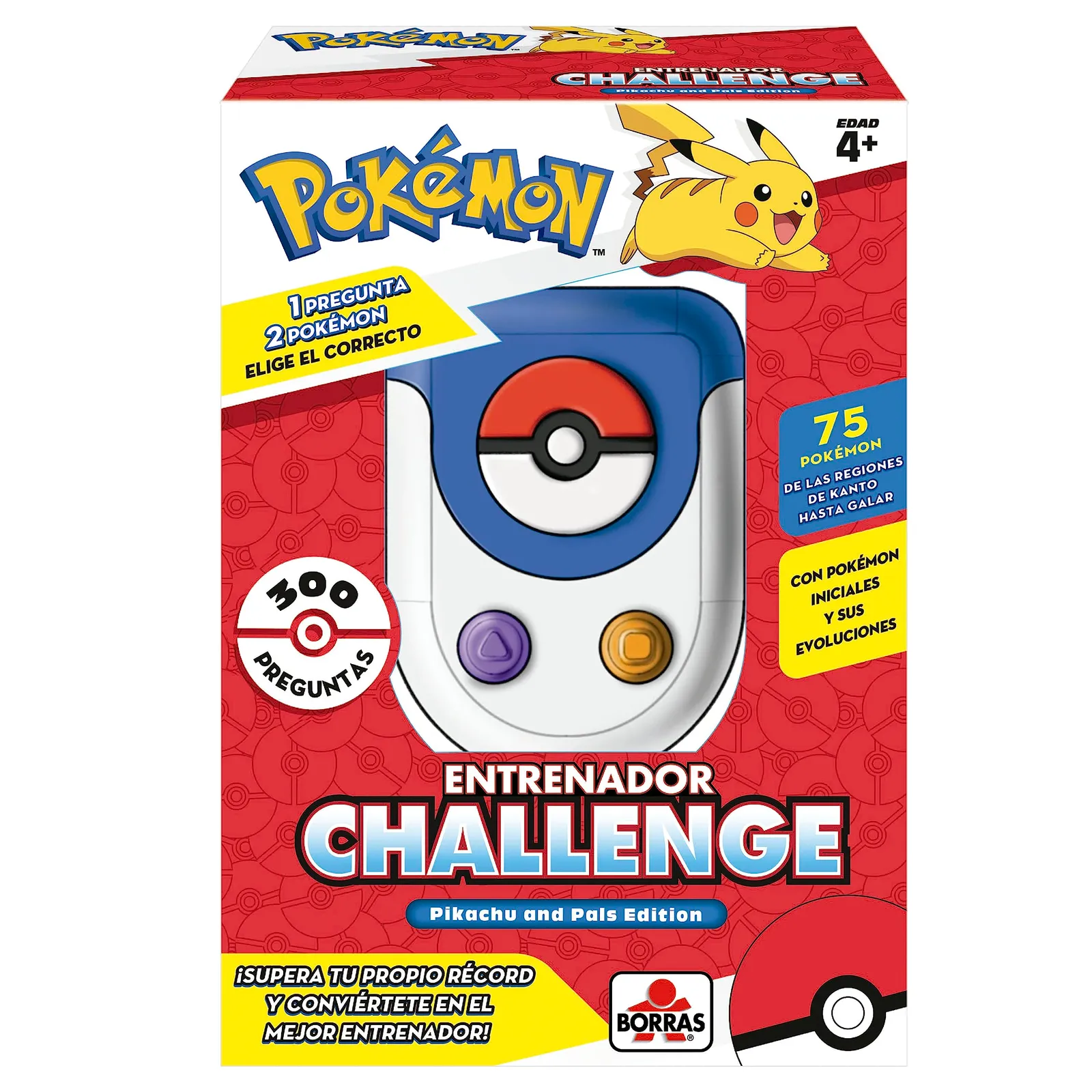 Juego Electrónico Borras Pokémon Entrenador Challenge