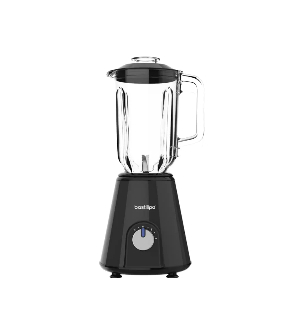 Batidora de vaso 800W con 6 cuchillas y jarra de cristal