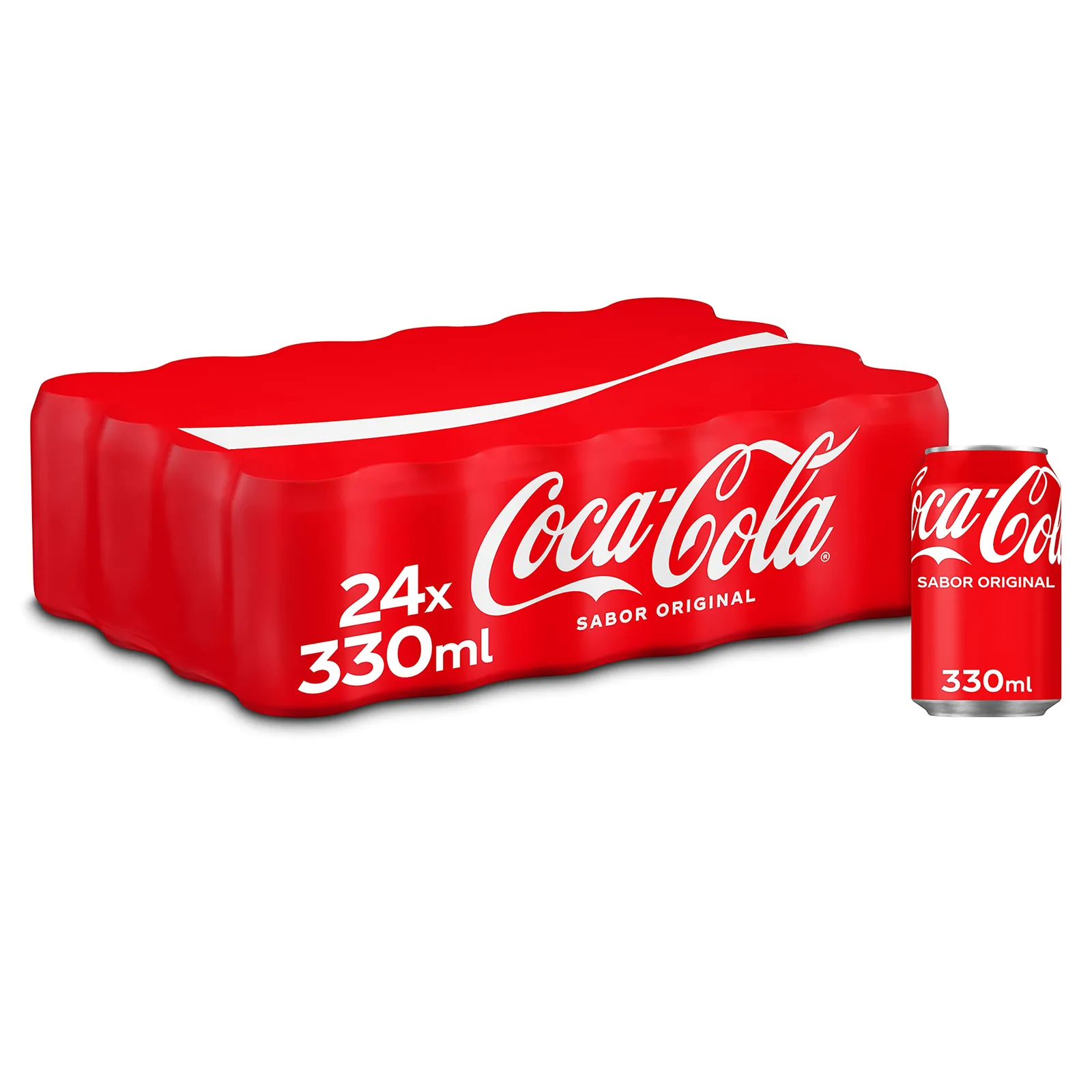 Pack 24 latas Coca-Cola Sabor Original 330ml