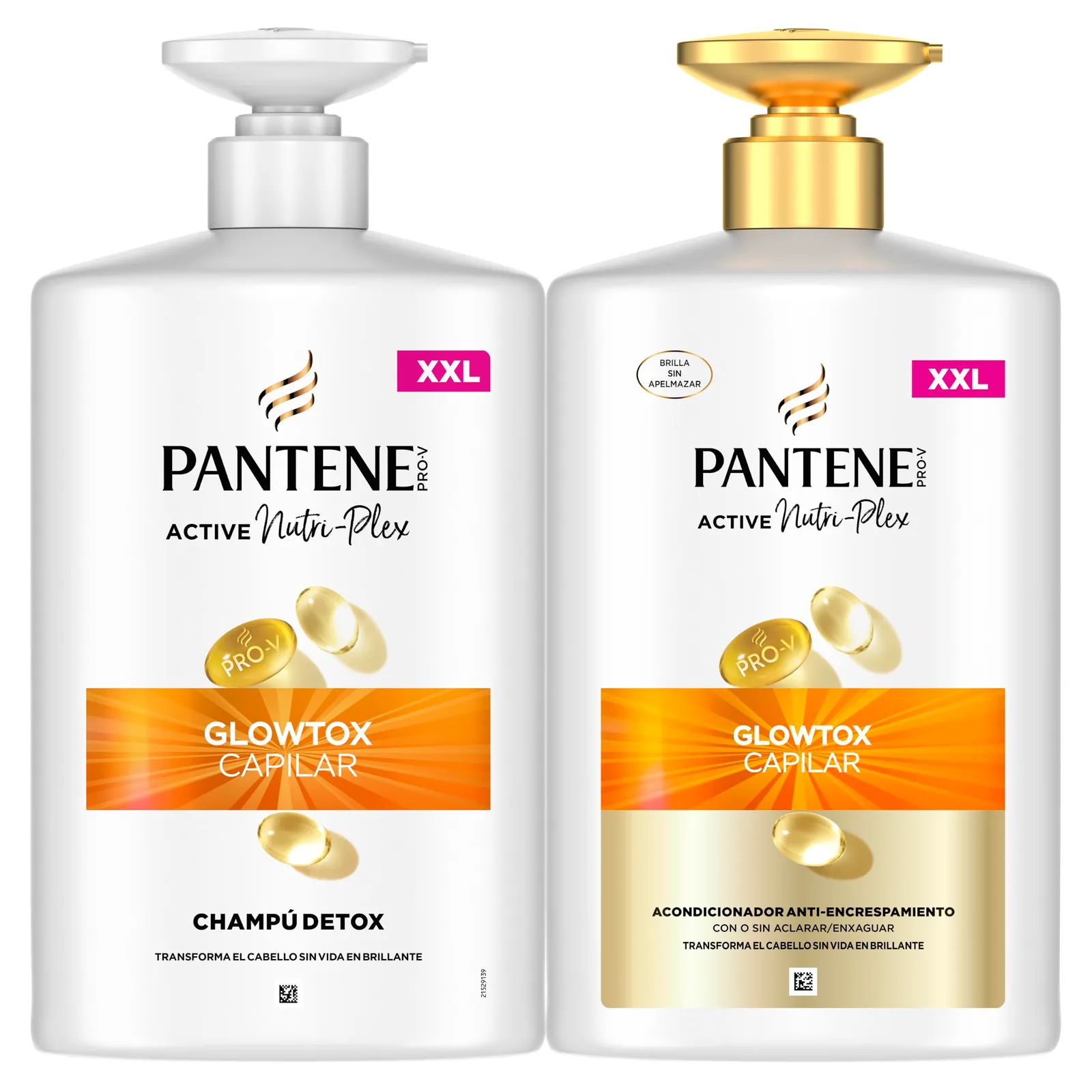 Pack Champú y Acondicionador Pantene Pro-V Glowtox Capilar