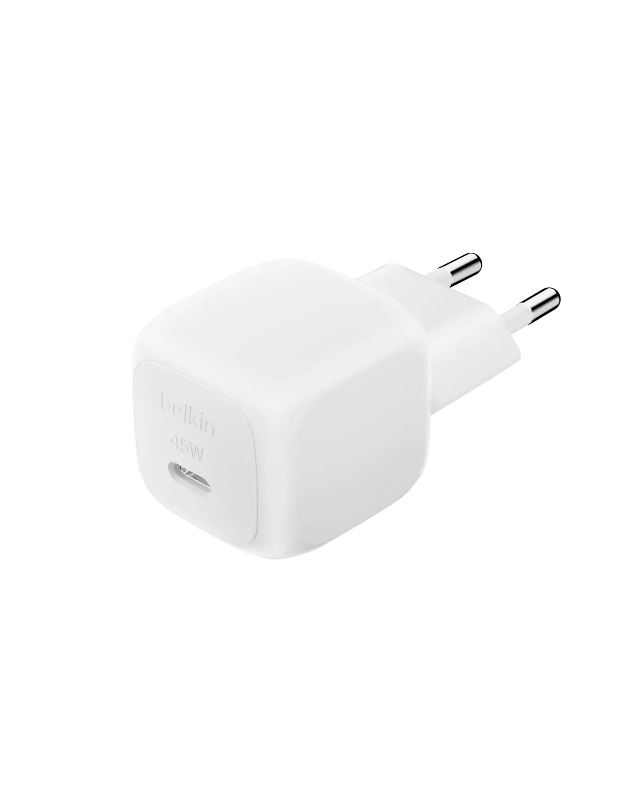 Belkin Cargador Rápido 45W USB-C PD para iPhone, Samsung Galaxy, Pixel
