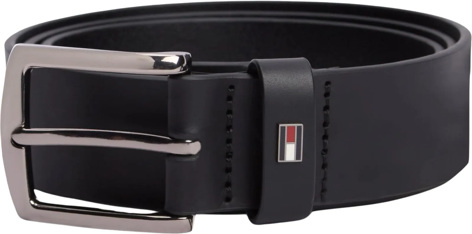 Cinturón Tommy Hilfiger Denton 3.5 Hombre Negro