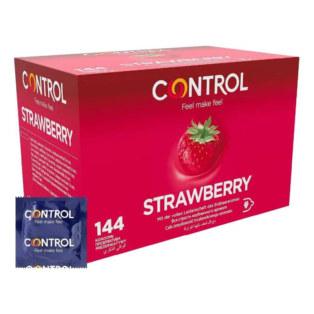 Preservativos Control Strawberry - 144 Unidades