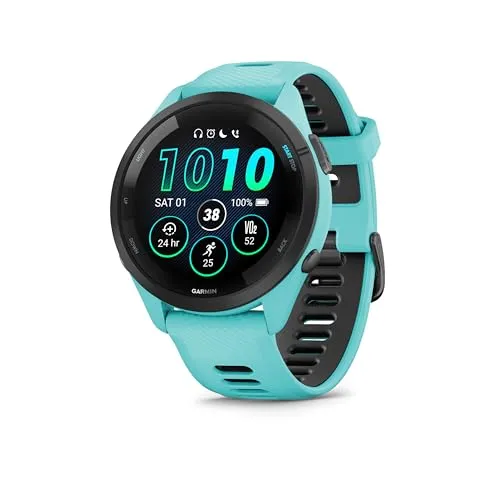 Garmin Forerunner 265 GPS Running Smartwatch AMOLED Turquesa