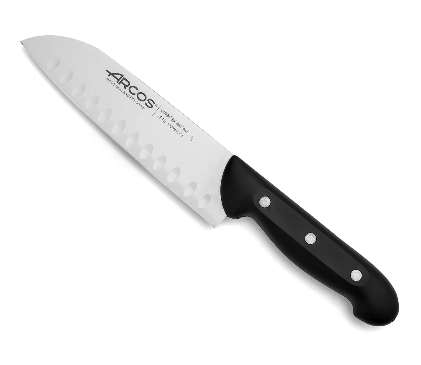 Cuchillo Santoku Arcos Serie Universal de 170 mm
