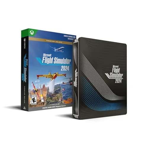 Xbox Microsoft Flight Simulator 2024 Premium Deluxe SteelBook Edition (Código Digital)