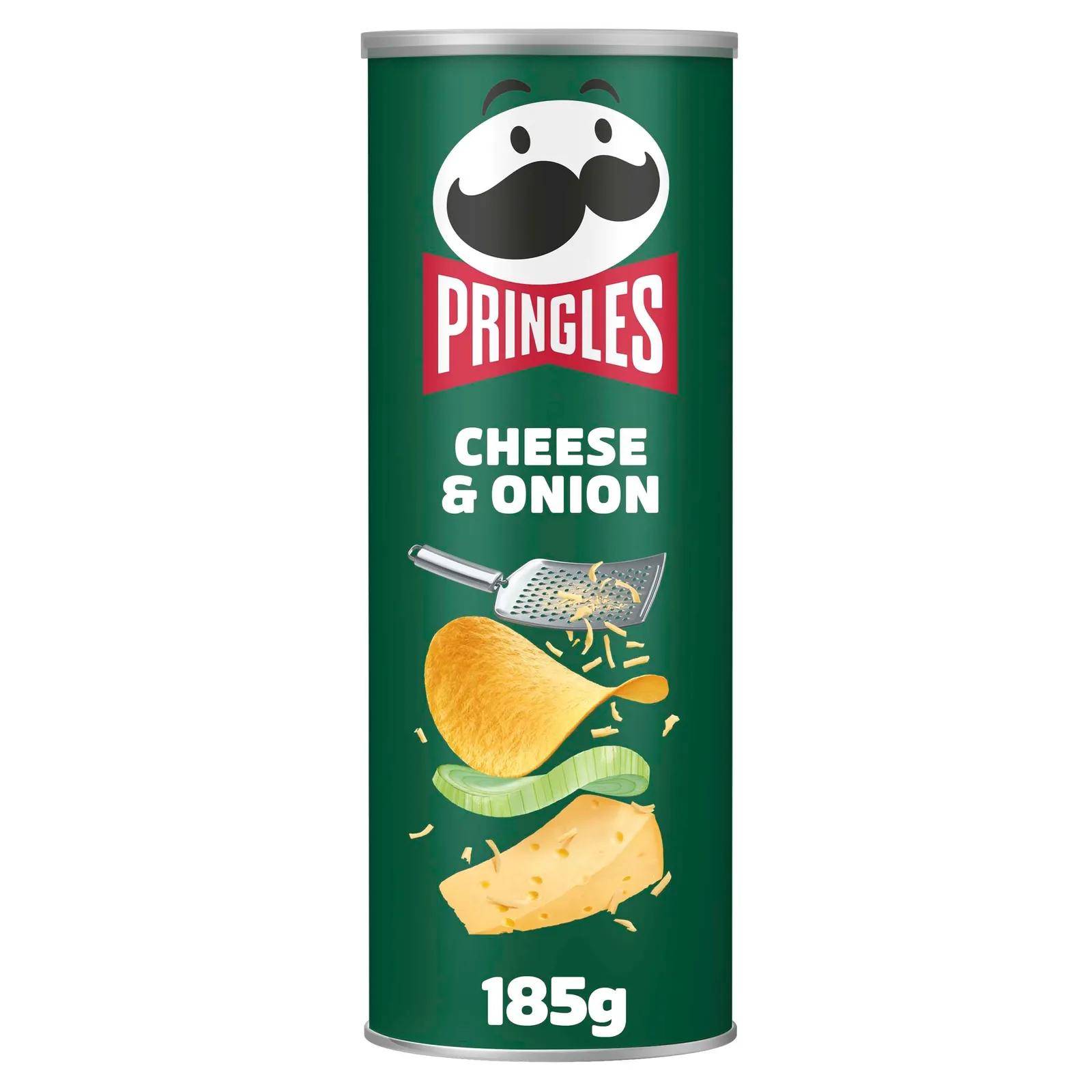 Pack 4 latas x 185g Pringles Sabor Queso y Cebolla